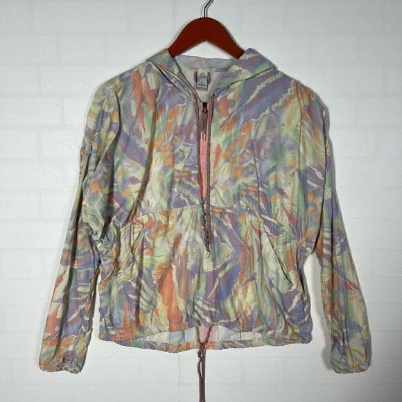 Prana Womens Colorful Windbreaker size S - Picture 1 of 15